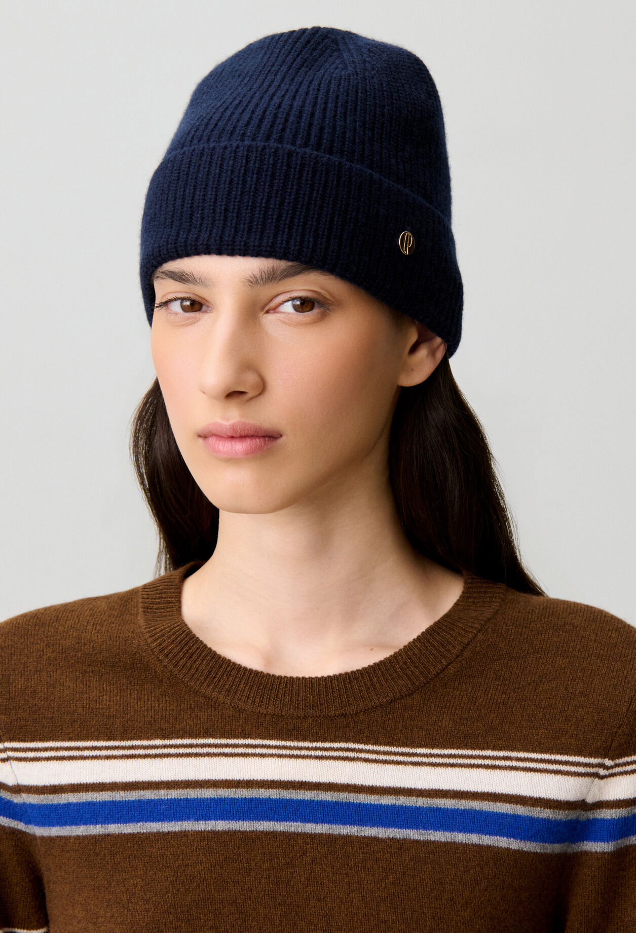 Knitted wool beanie