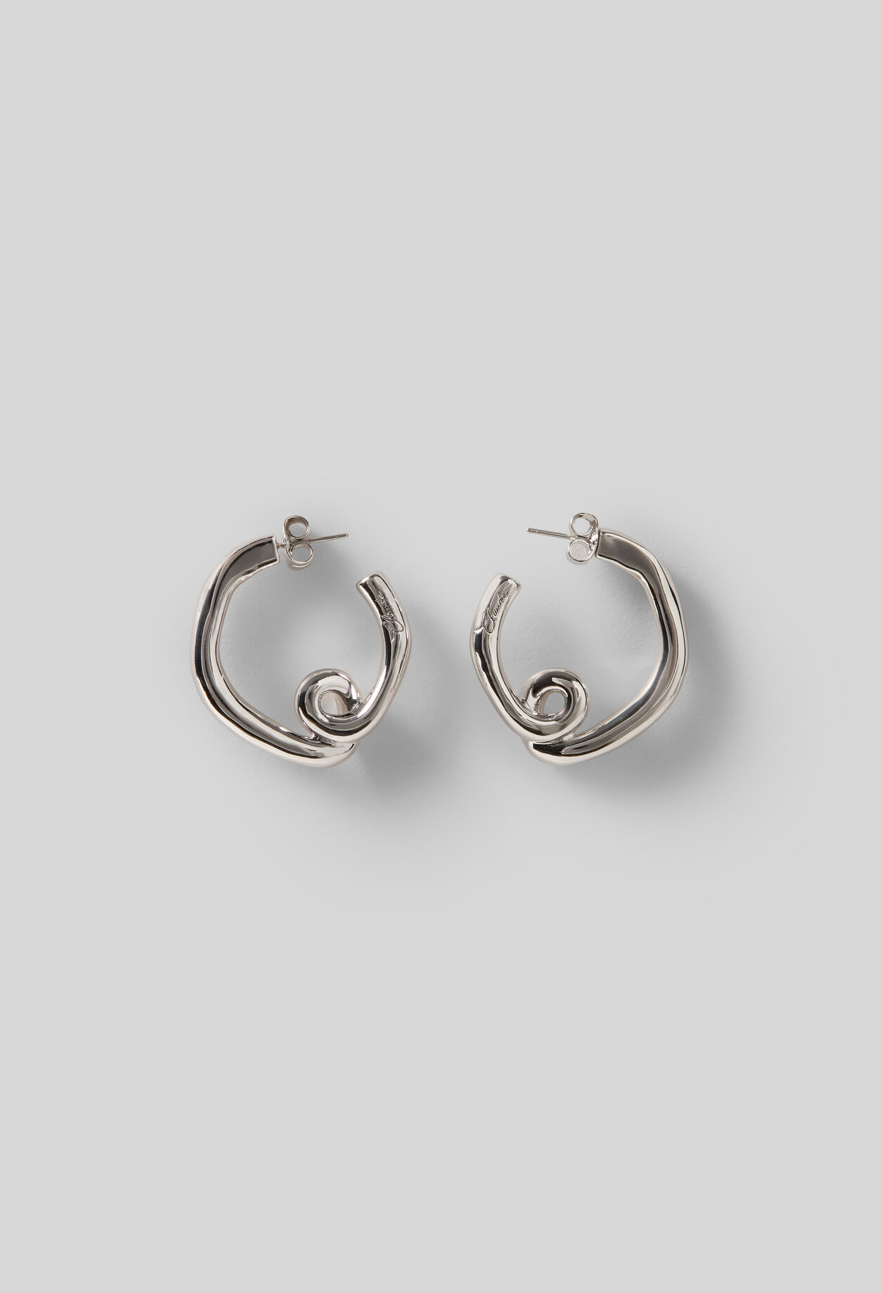 Claudie engraved earrings