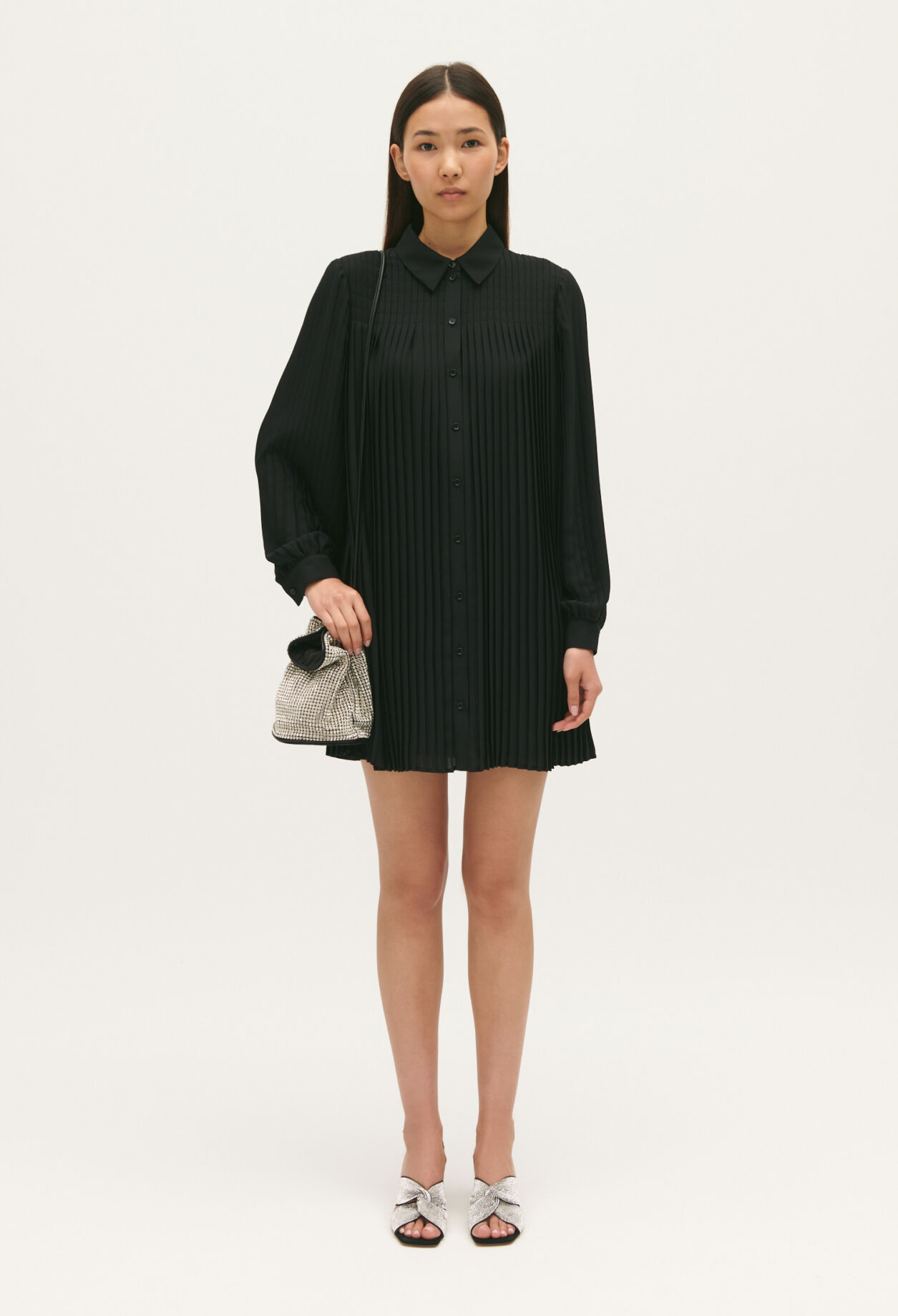 Short pleated dress for women Claudie Pierlot