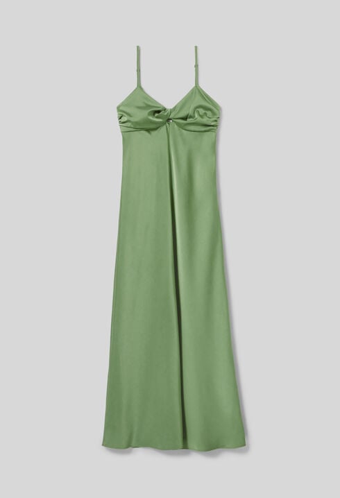 Satin Maxi Dress