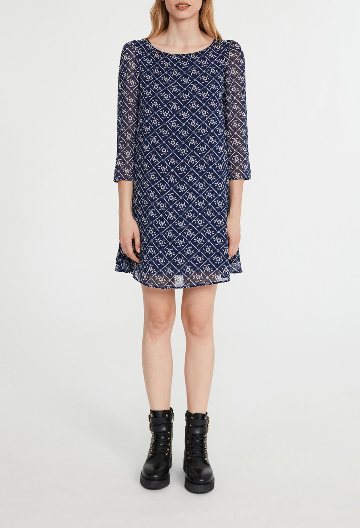 Rififi mini dress in a floral pattern