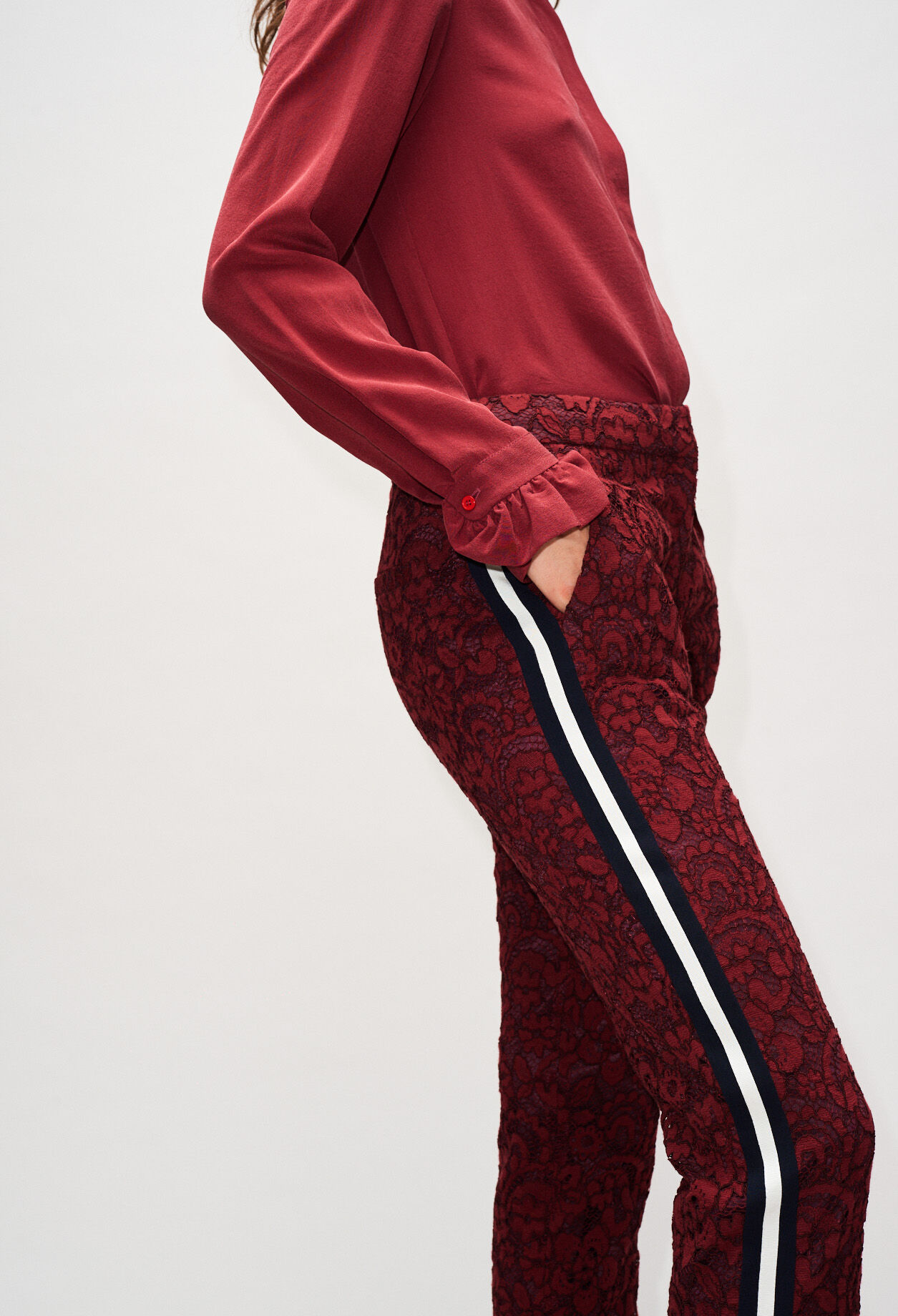 Lace trousers
