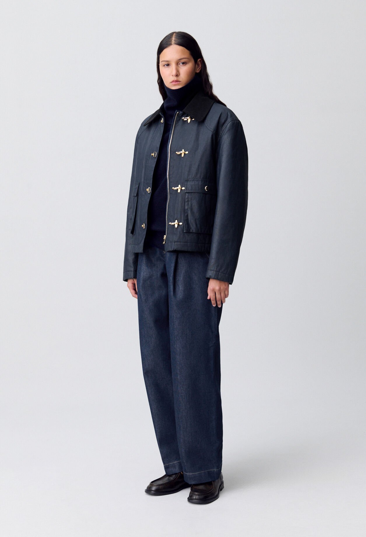 Waxed Short Parka