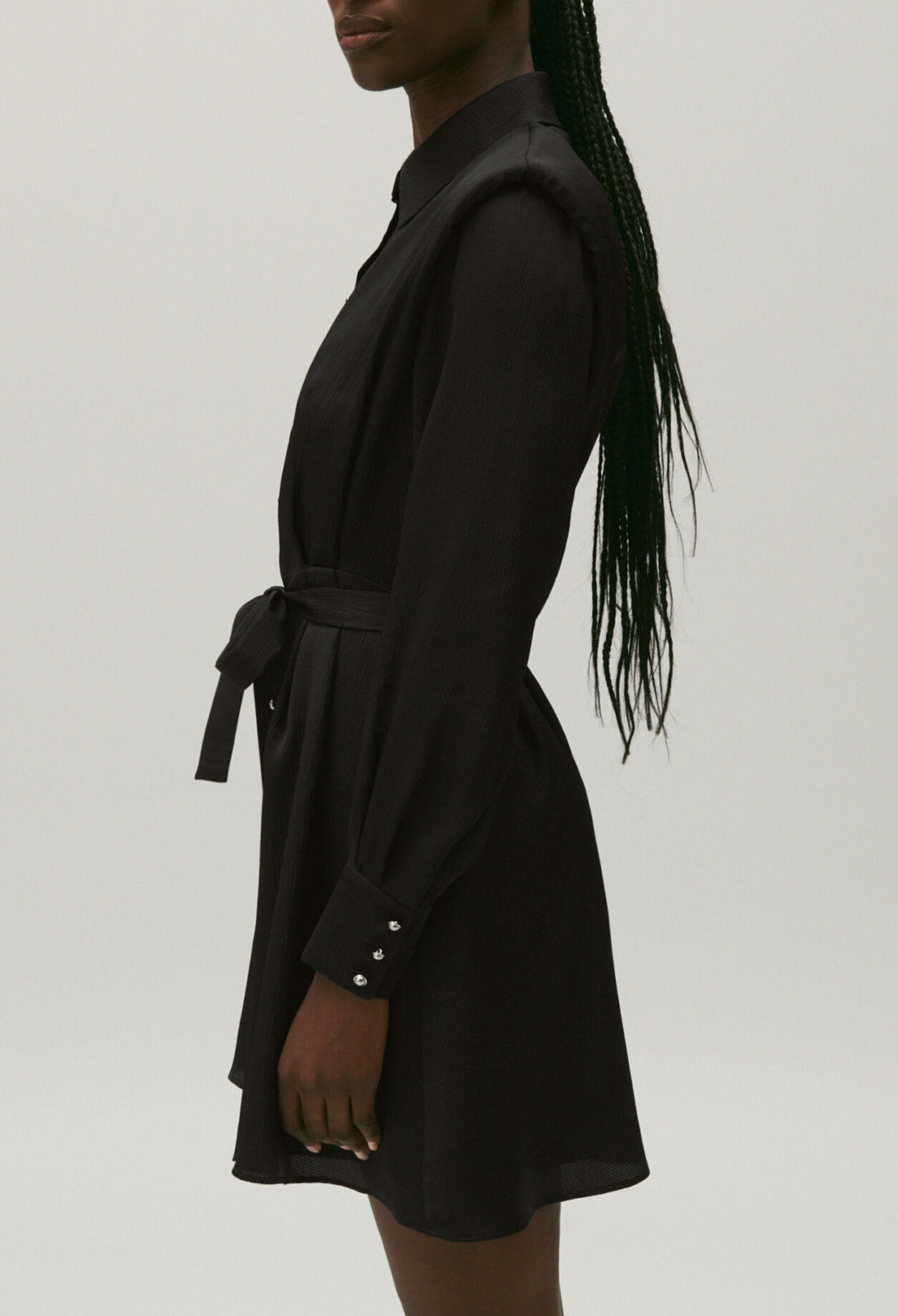 Fitted shirt dress