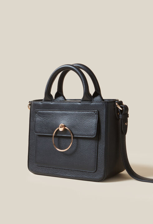 Anouck Grained Leather Bag