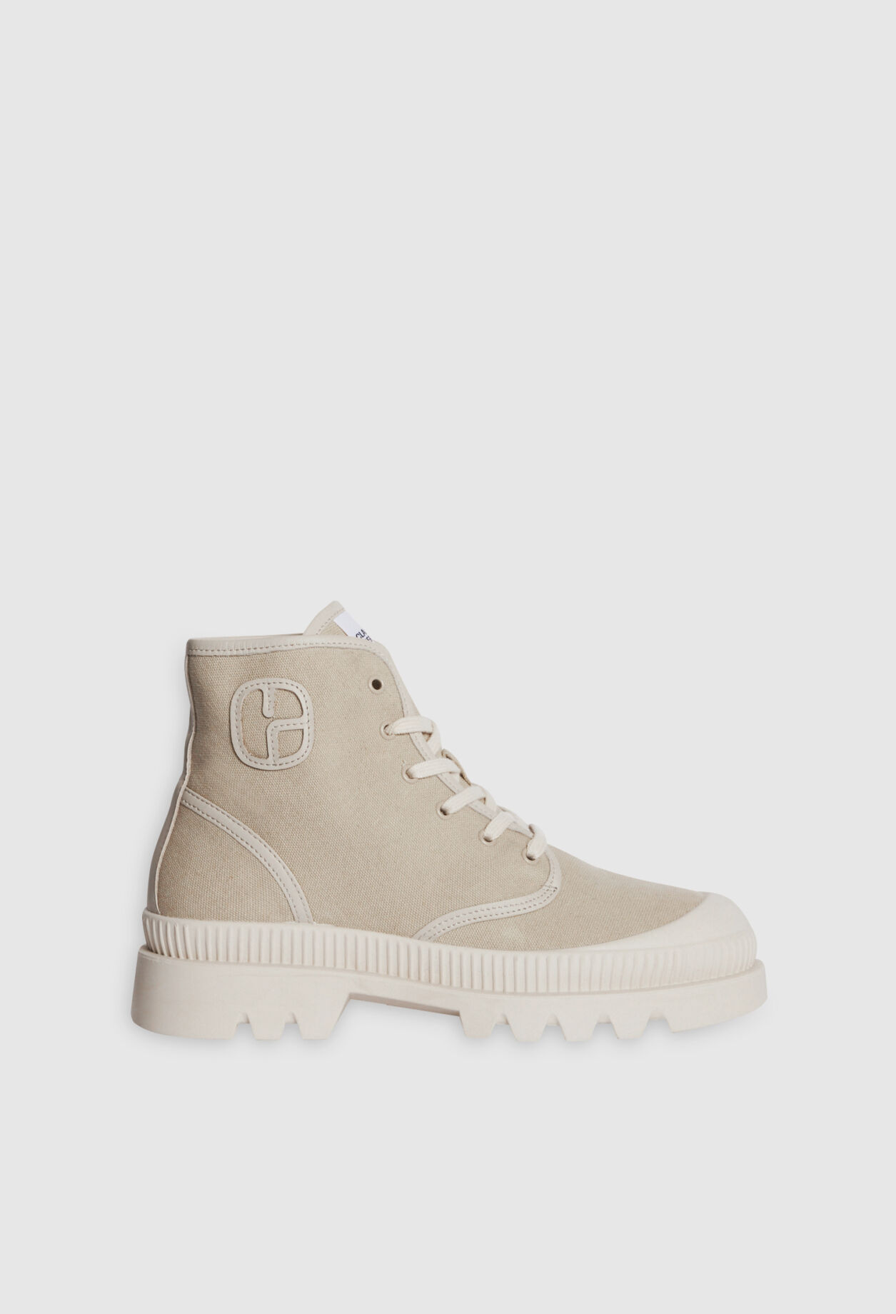 Canvas ankle boots deals