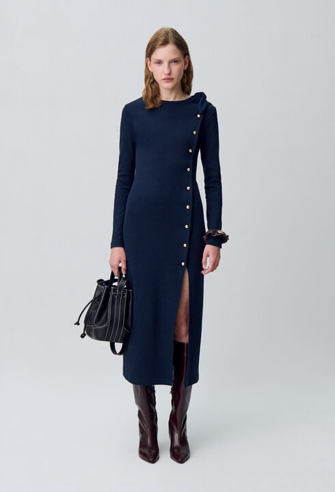Long knit dress