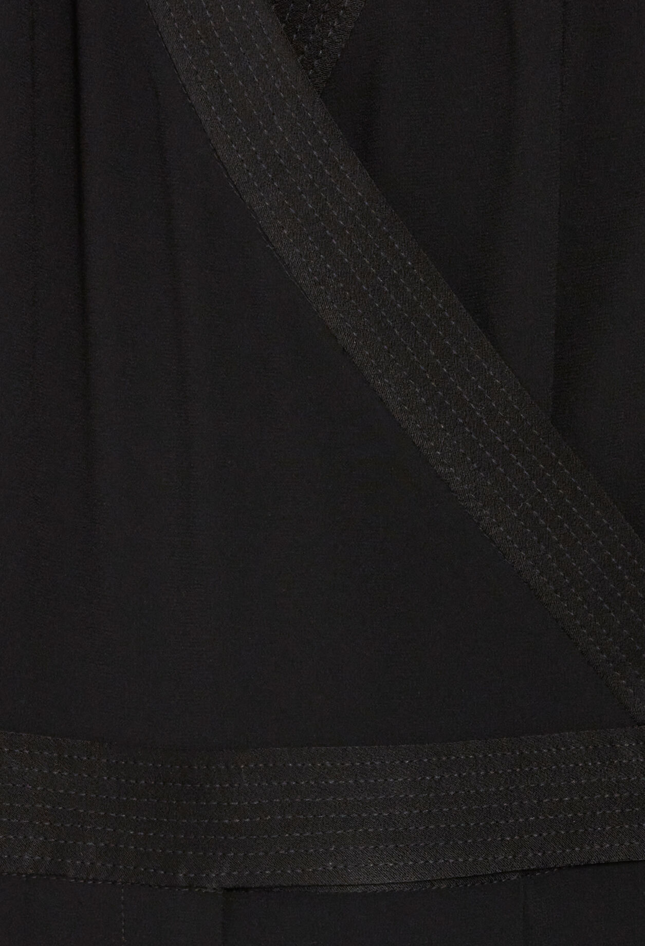 Black trouser suit