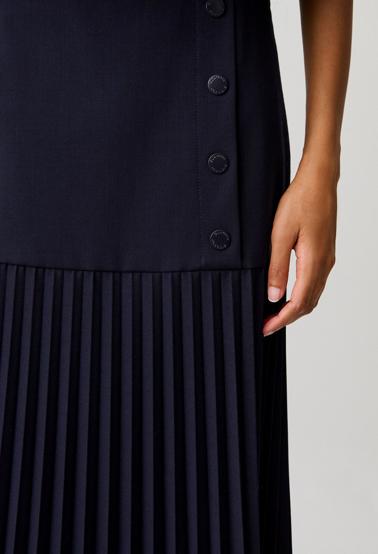 High-waisted maxi skirt