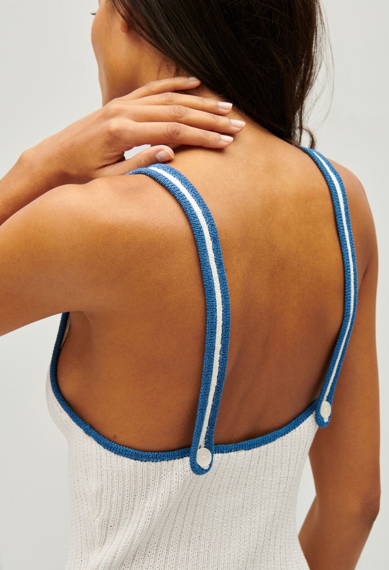 Cream crochet maxi dress