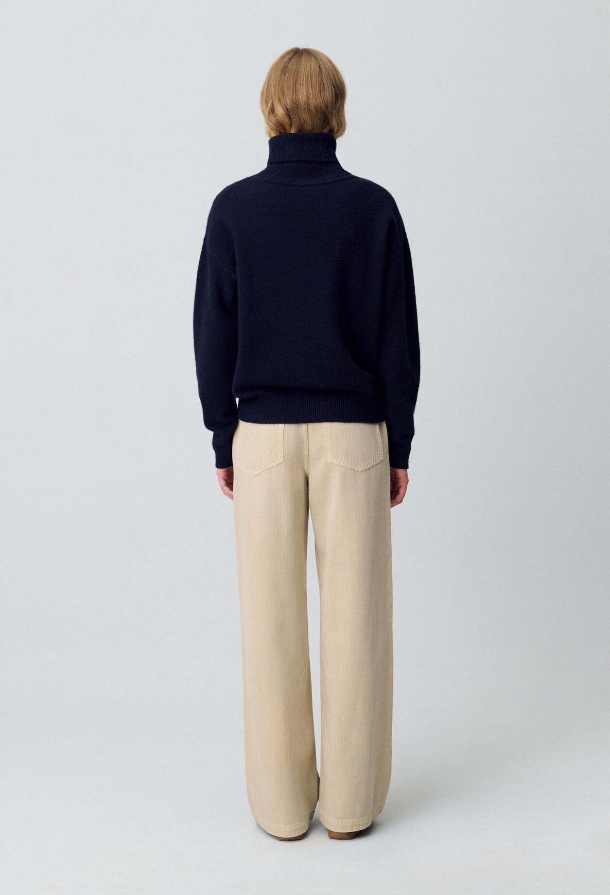 Navy cashmere jumper