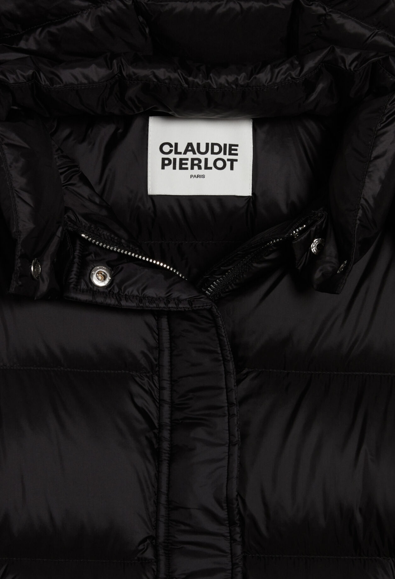 Quilted hooded puffer jacket