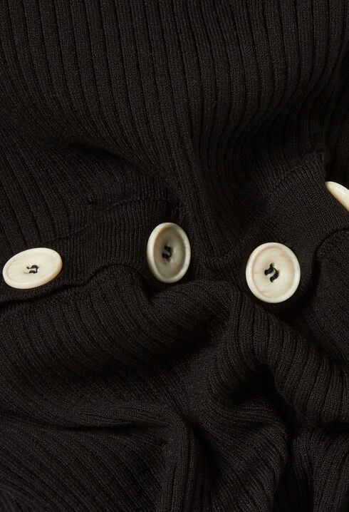 Mid-length knitted dress
