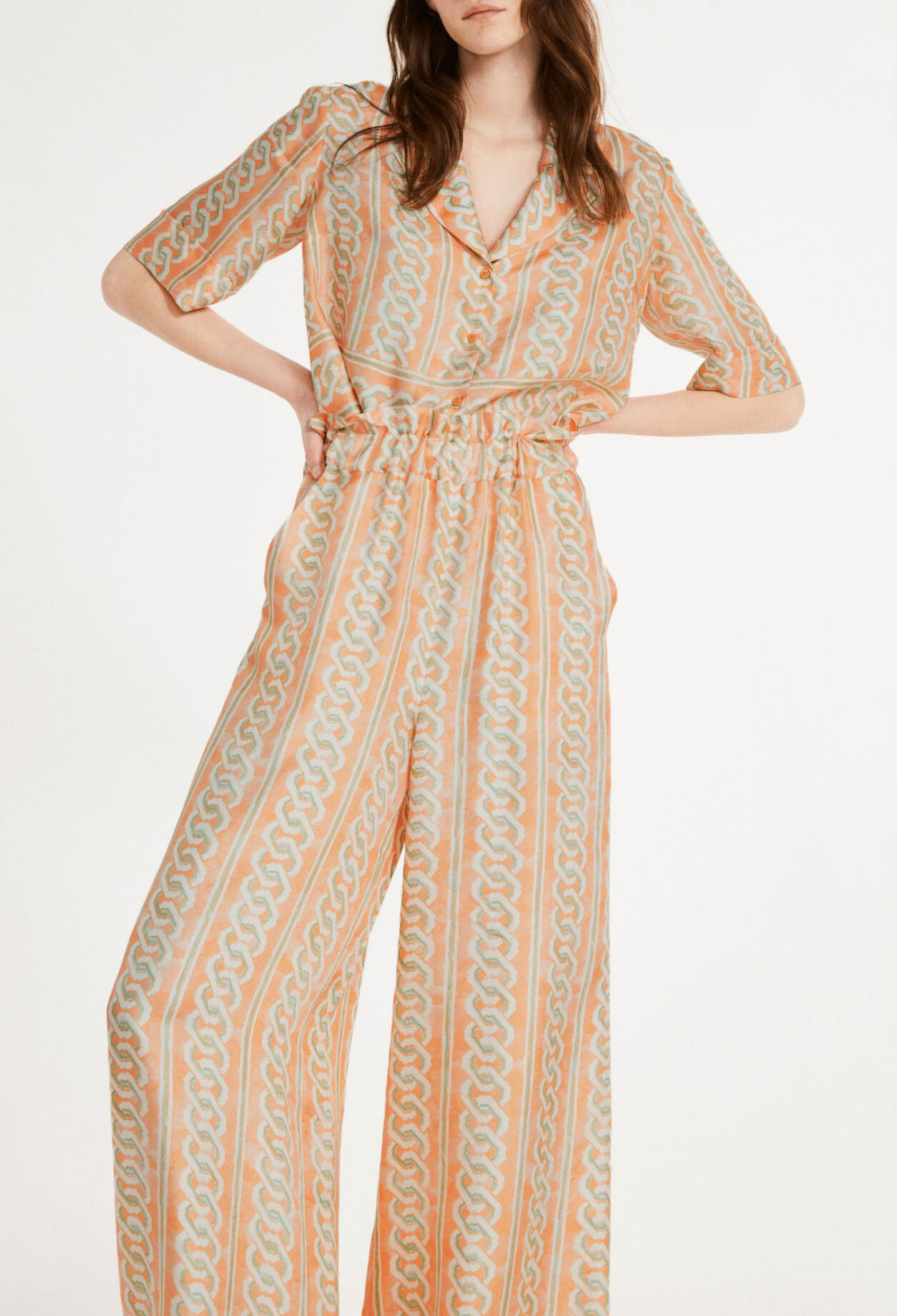 Printed trousers