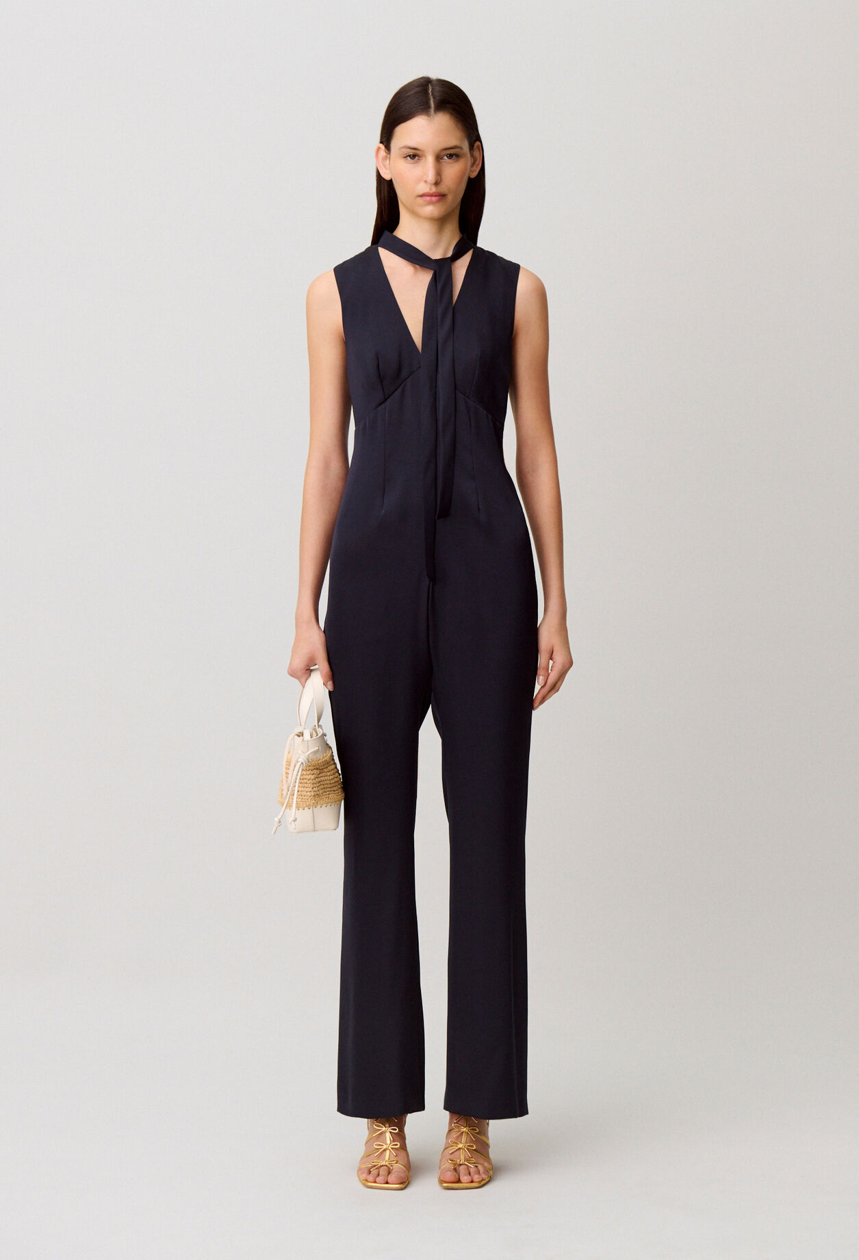 Satin jumpsuit