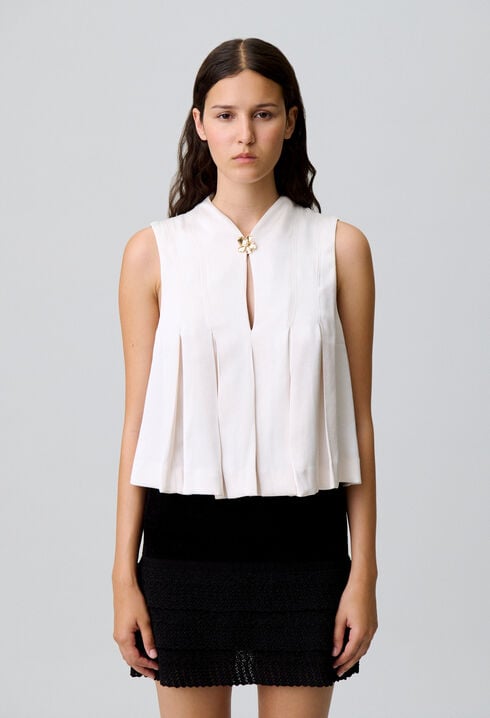 Flowy sleeveless top
