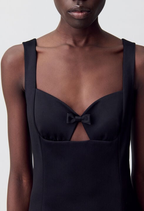 Pleated Mini Dress