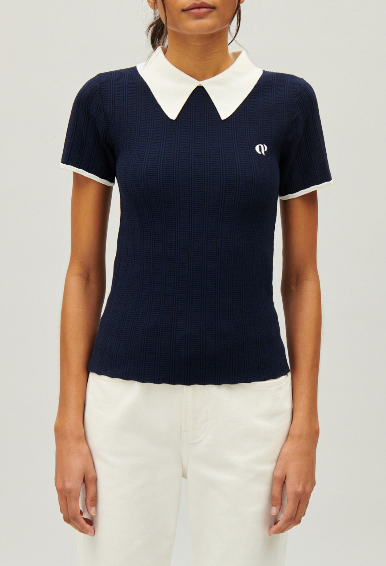 Navy blue tennis top