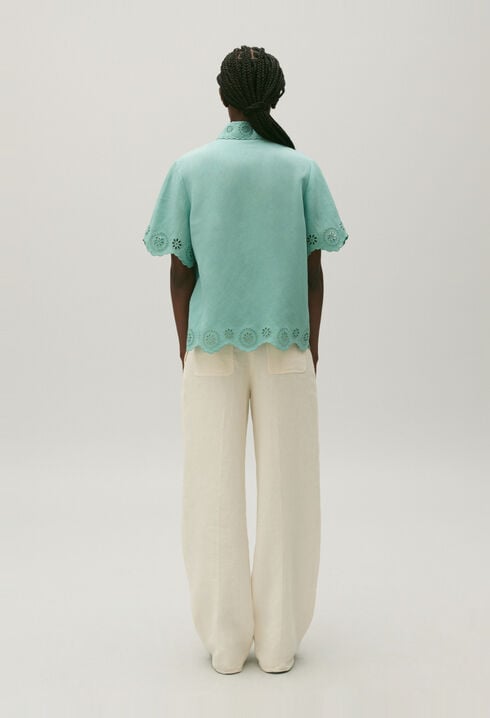Broderie anglaise shirt