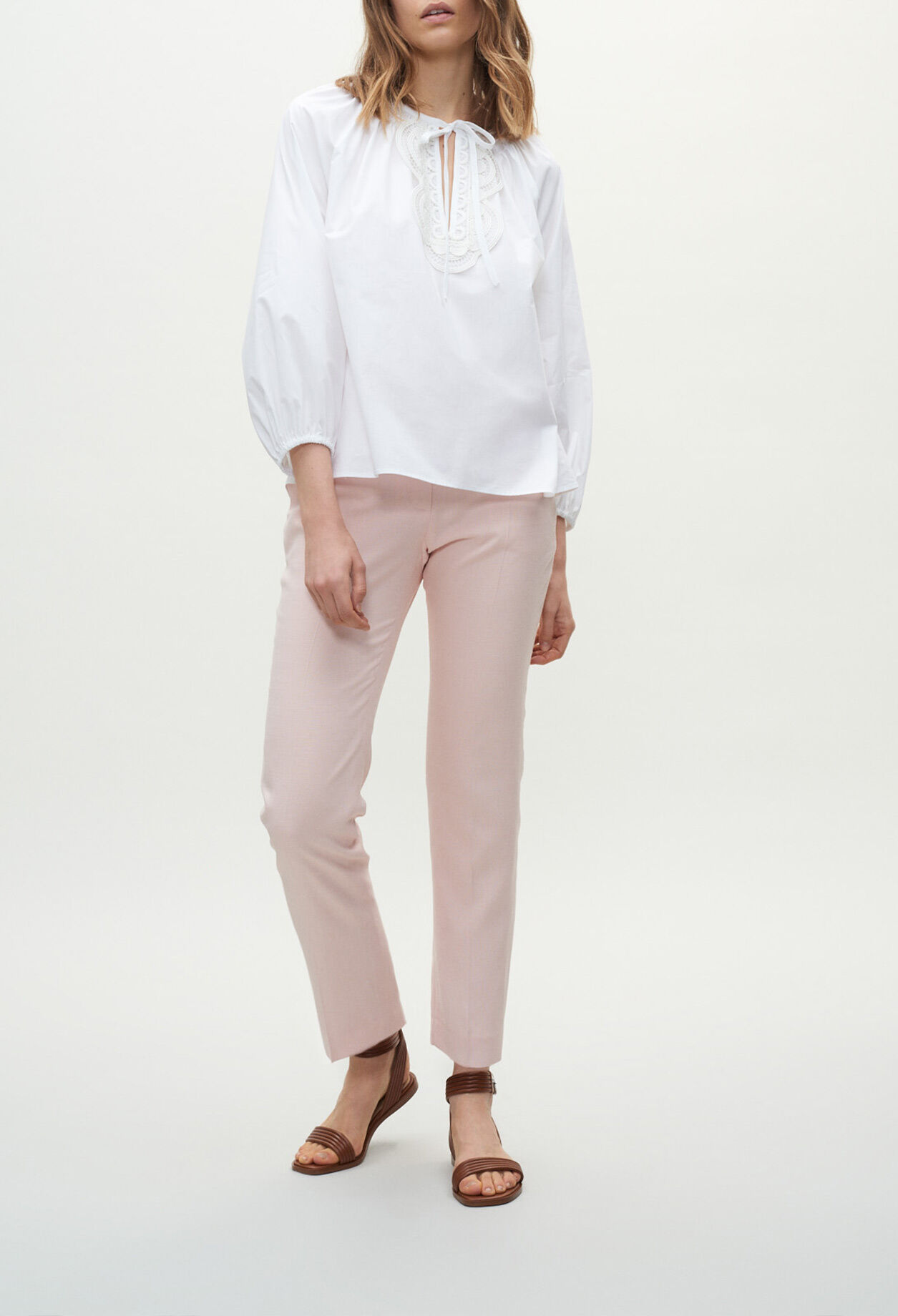 Flared blouse