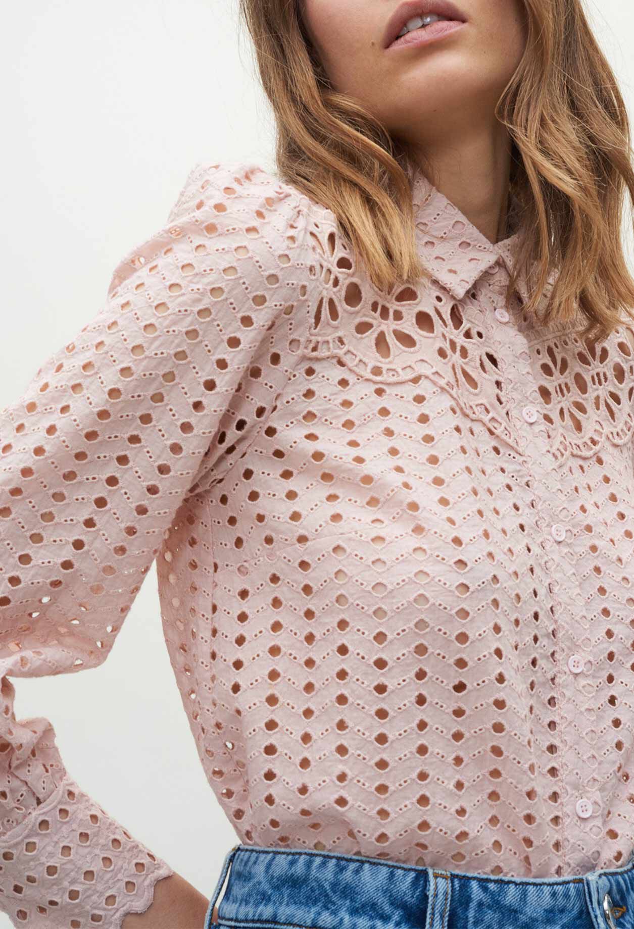 Broderie anglaise shirt for women | Claudie Pierlot