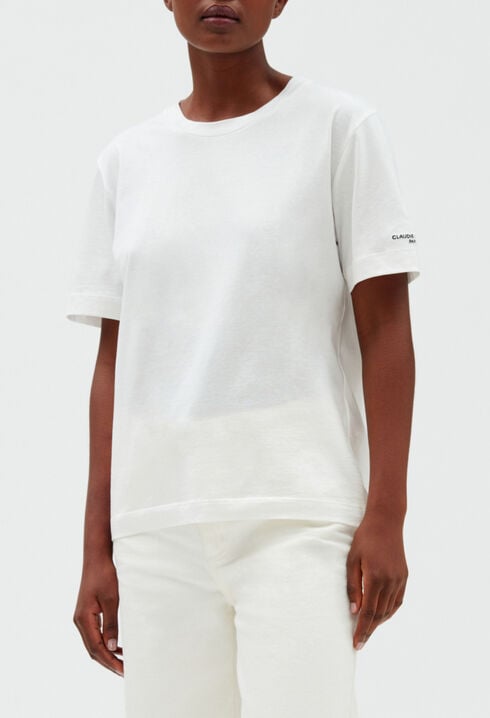 Embroidered short sleeves t-shirt