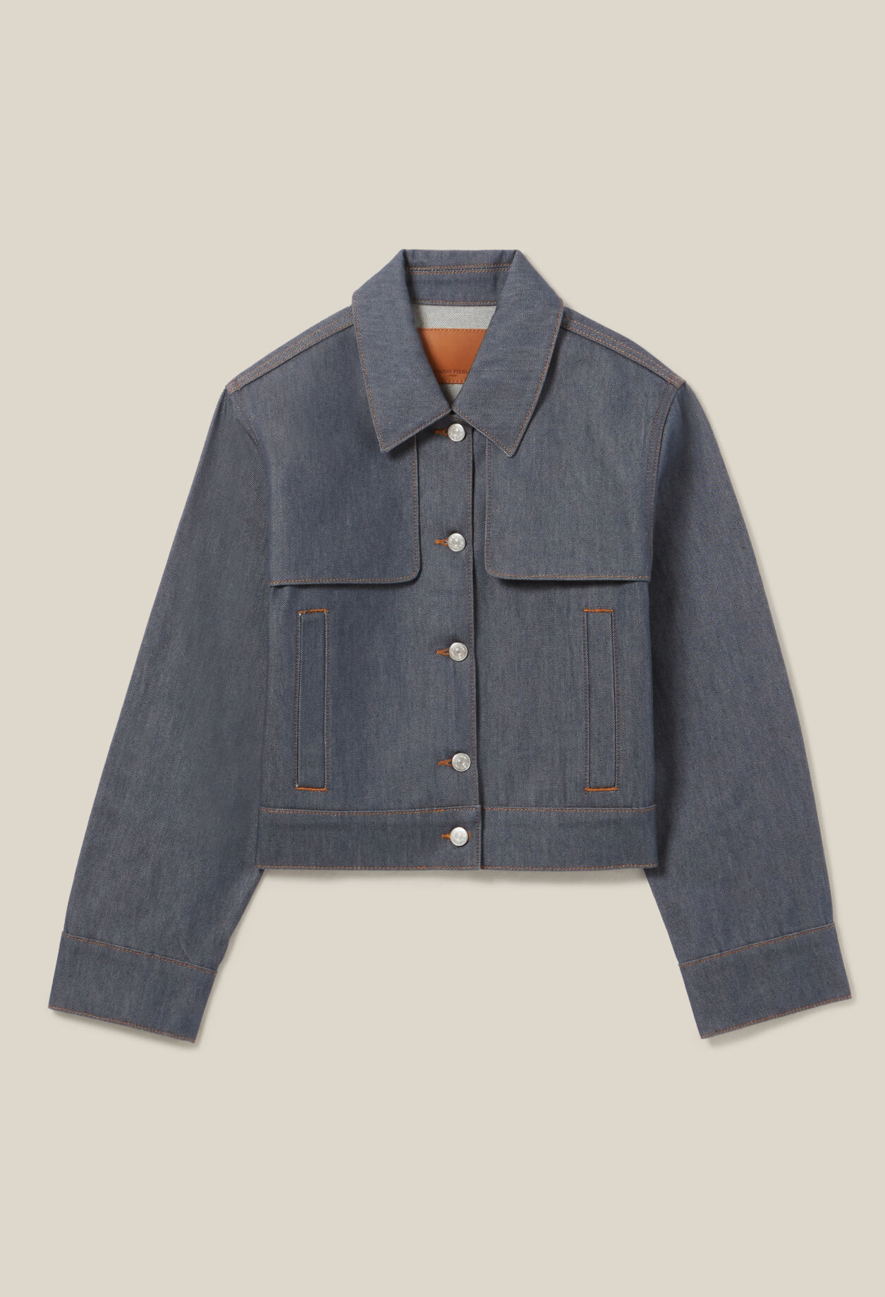 Veste en jean claudie pierlot clearance