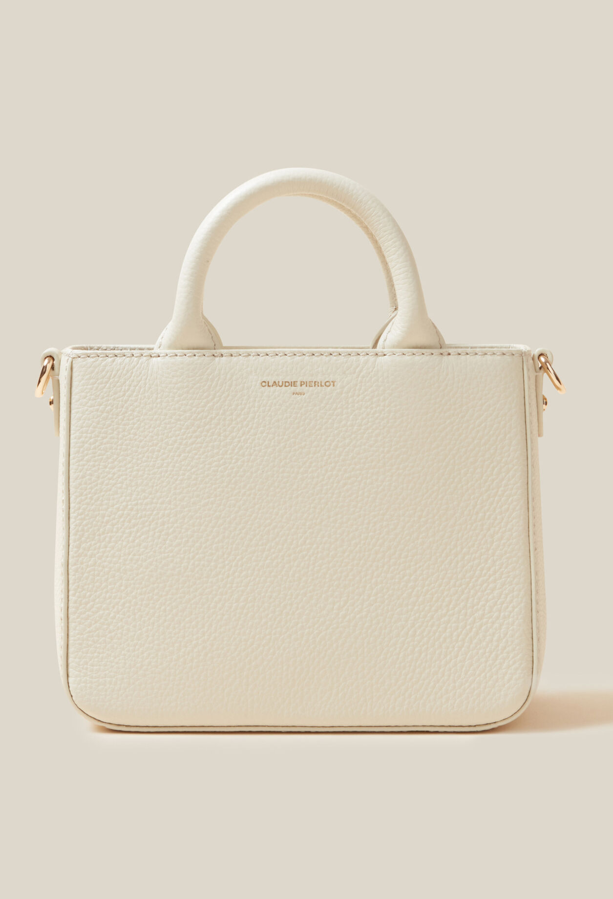 Anouck grained leather chain bag