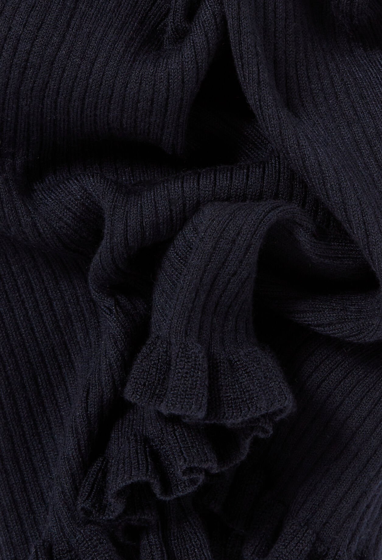 Flared Knit Trousers