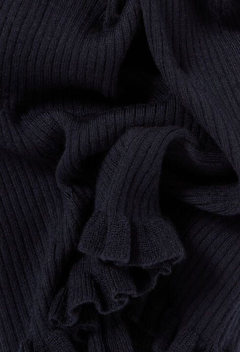 Flared Knit Trousers
