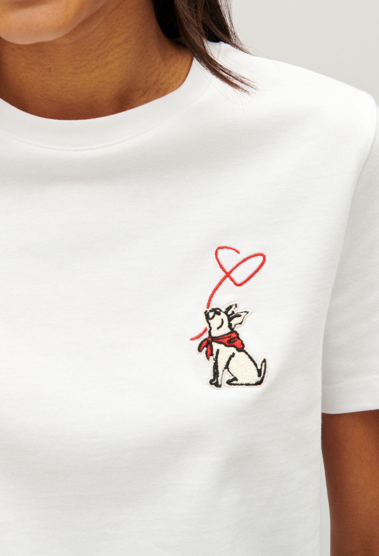 Jean Toto cream T-shirt