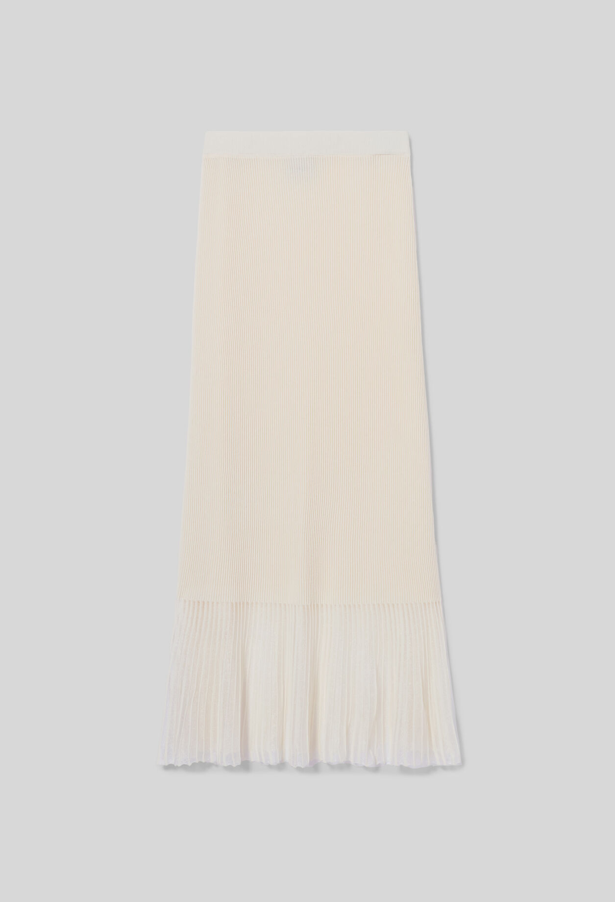 Long knitted skirt