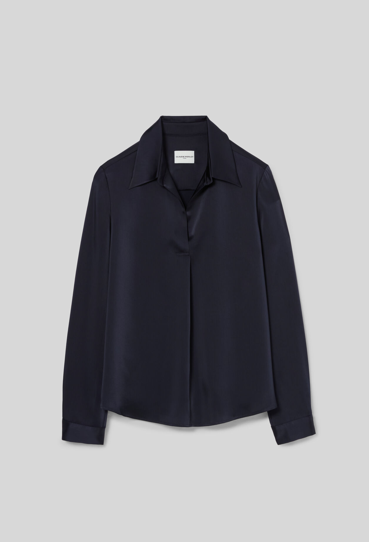 Straight pleated blouse