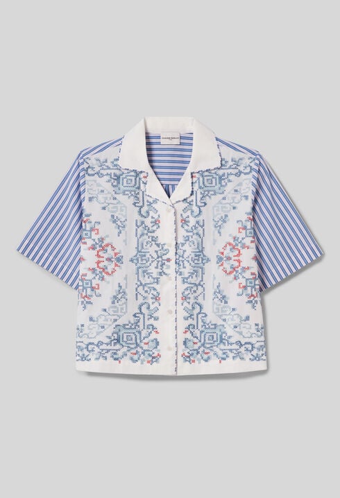 Striped cotton shirt