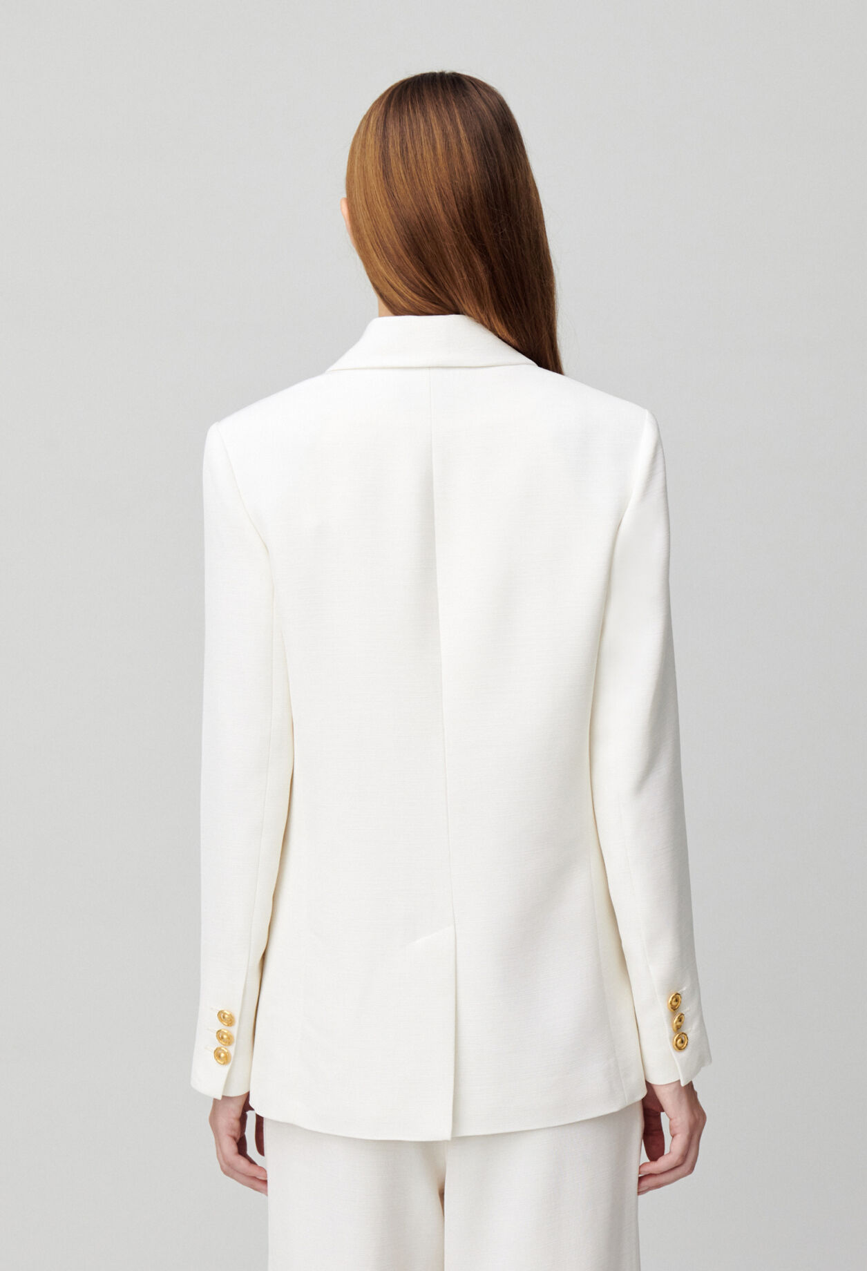Buttoned blazer