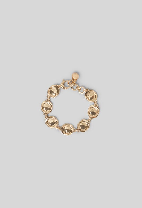 Gold chain bracelet