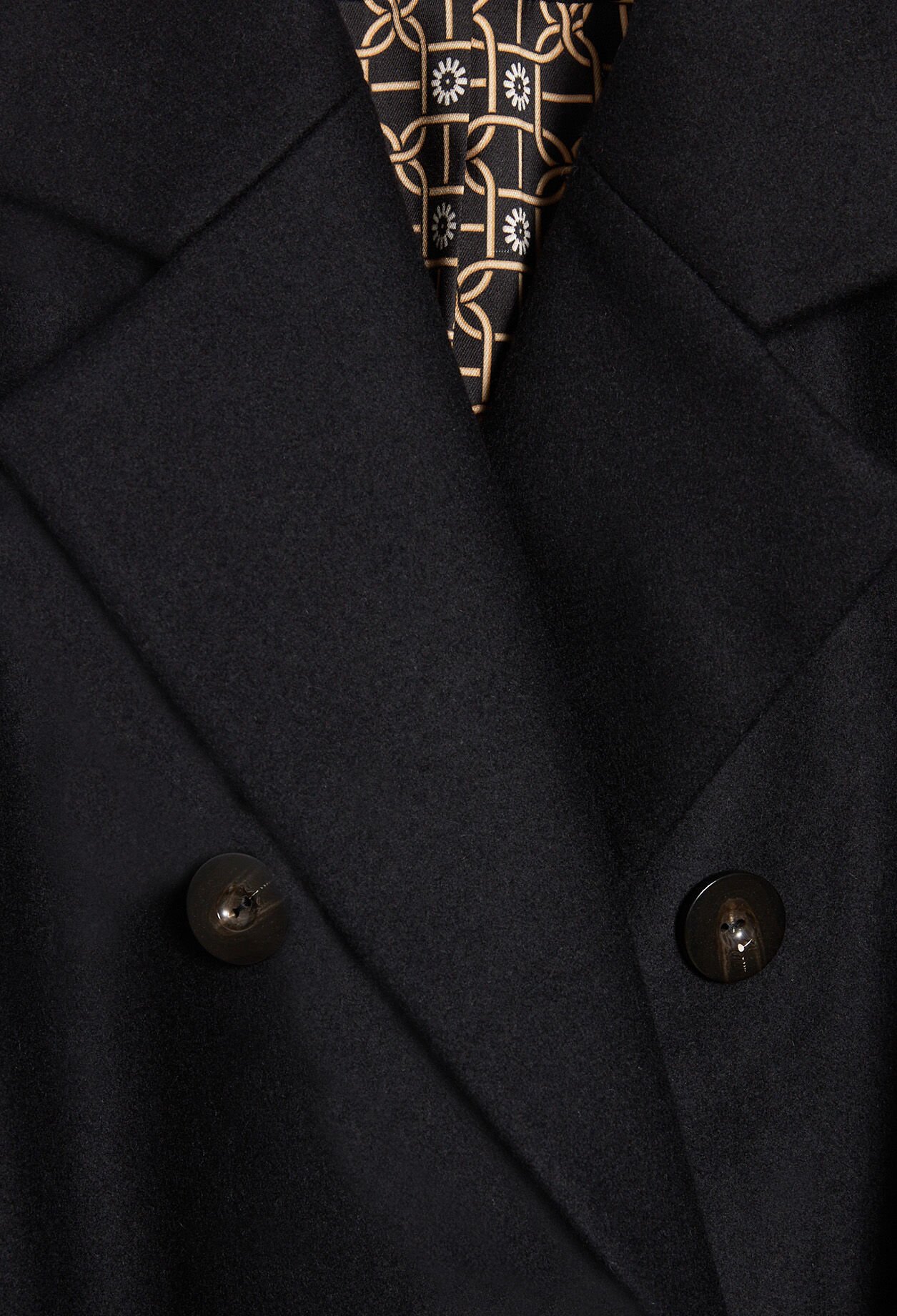 Long double-breasted coat