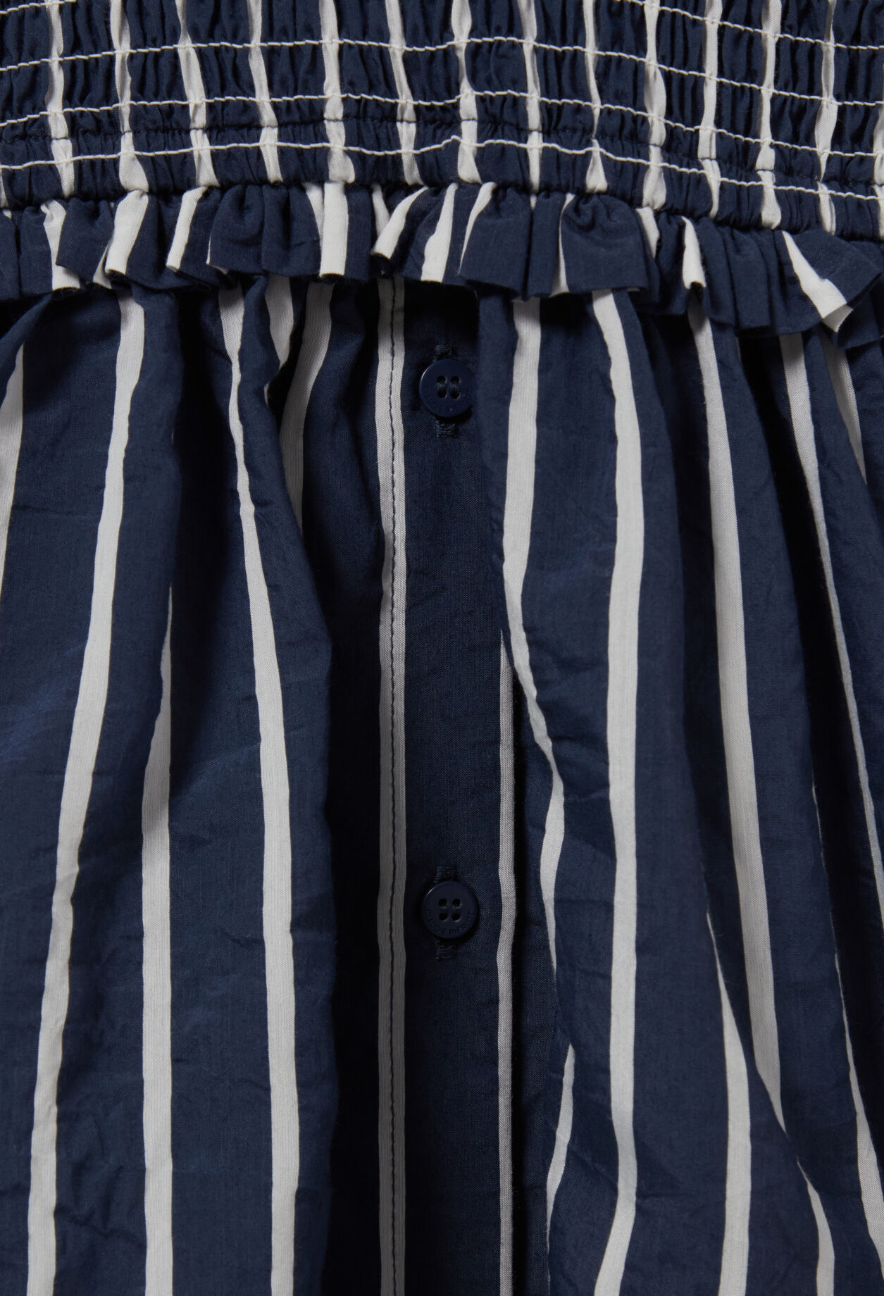 Striped wrap dress