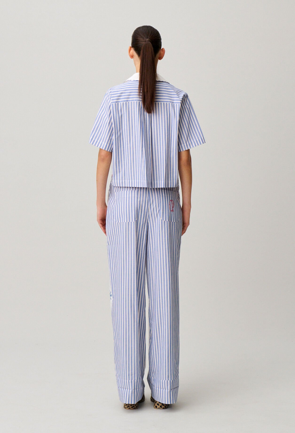 Striped cotton shirt