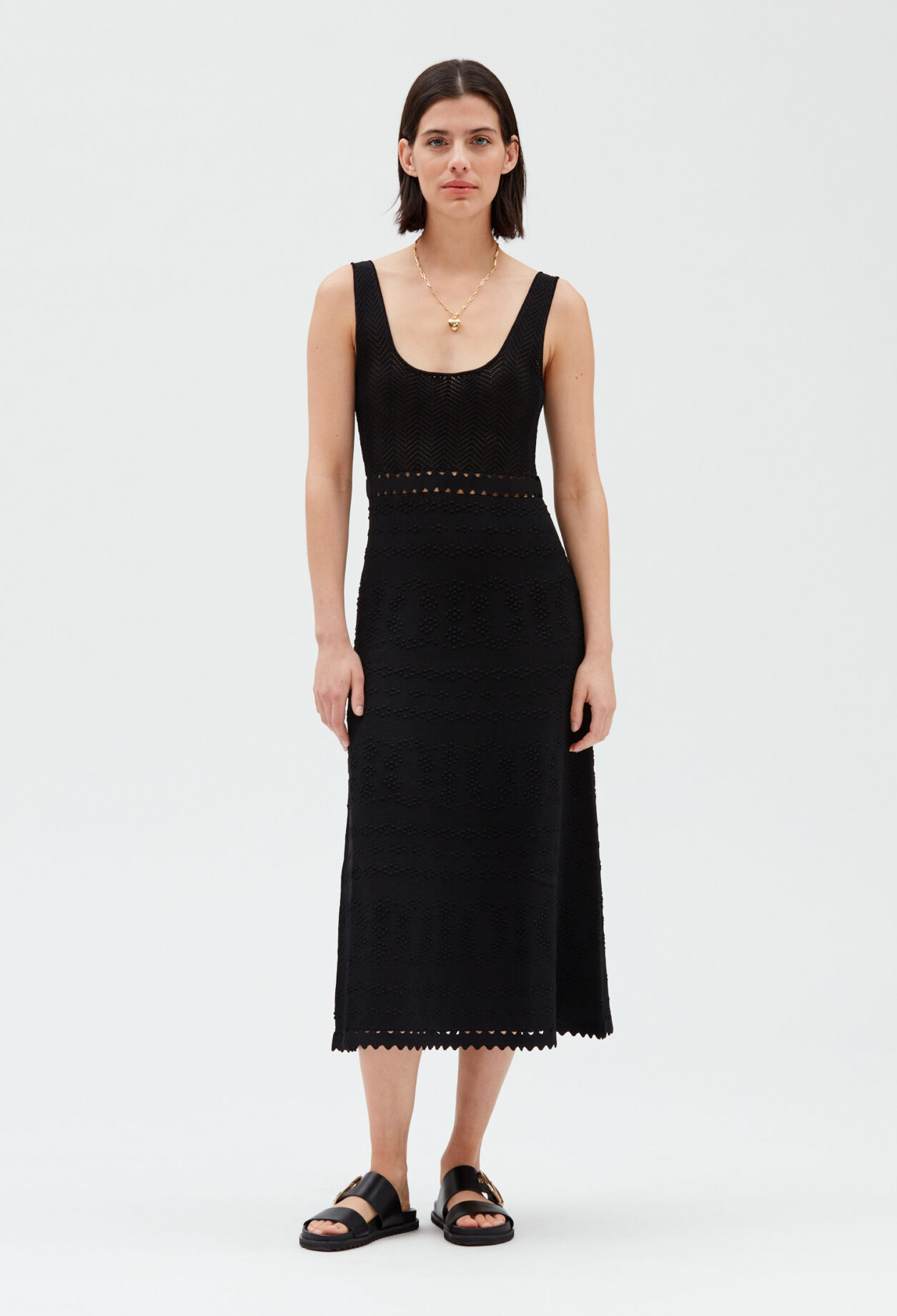 Midi jumper dress