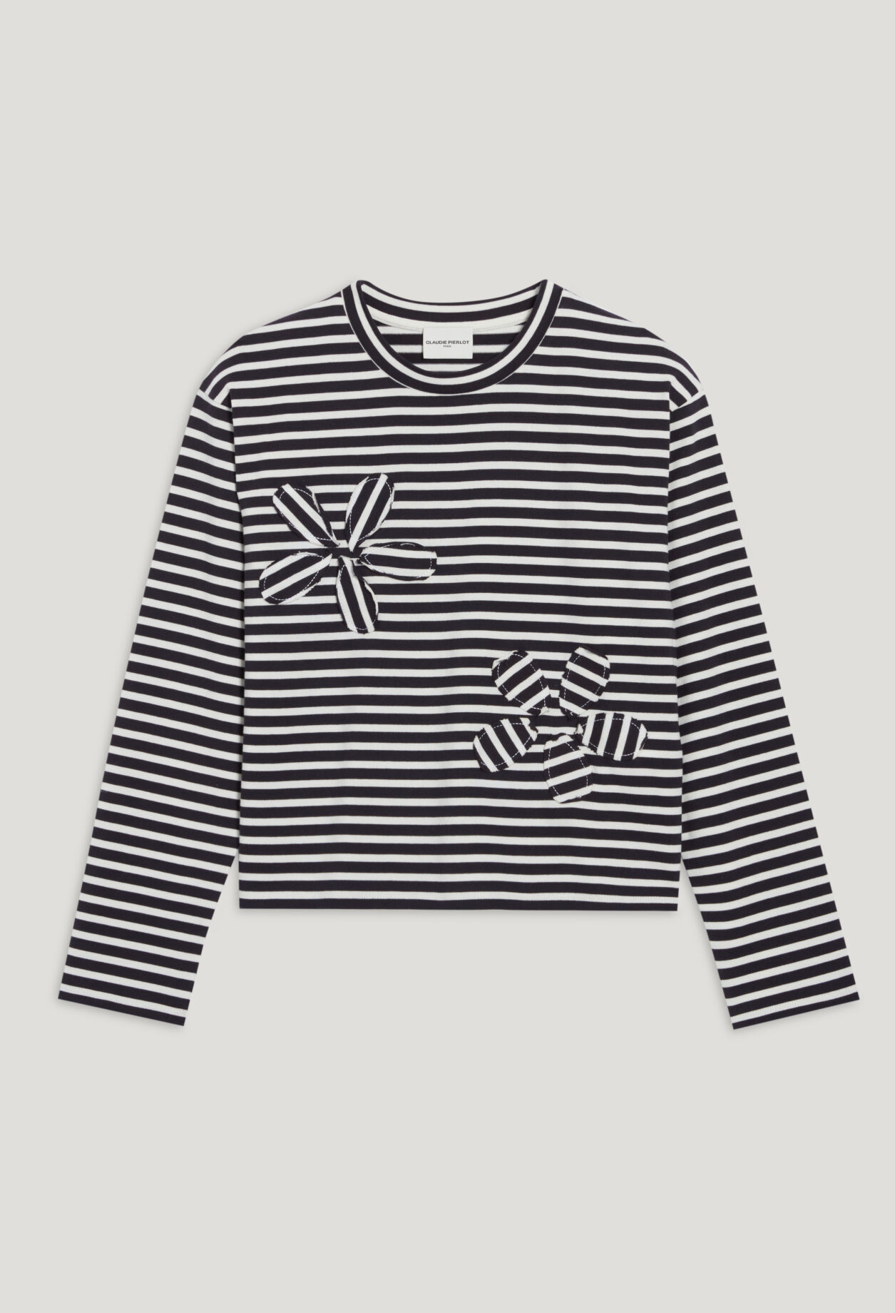 Navy striped T-shirt