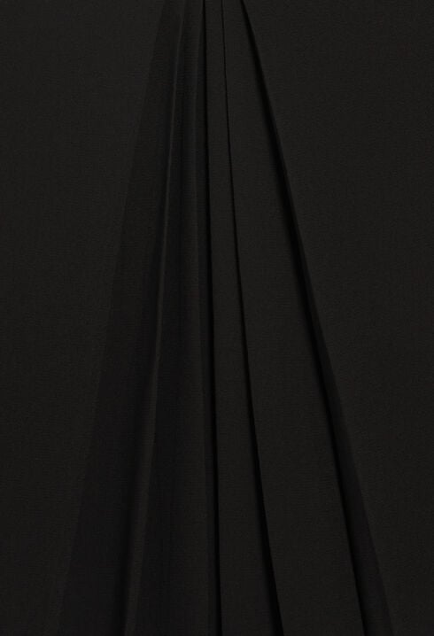 Black bustier top with straps