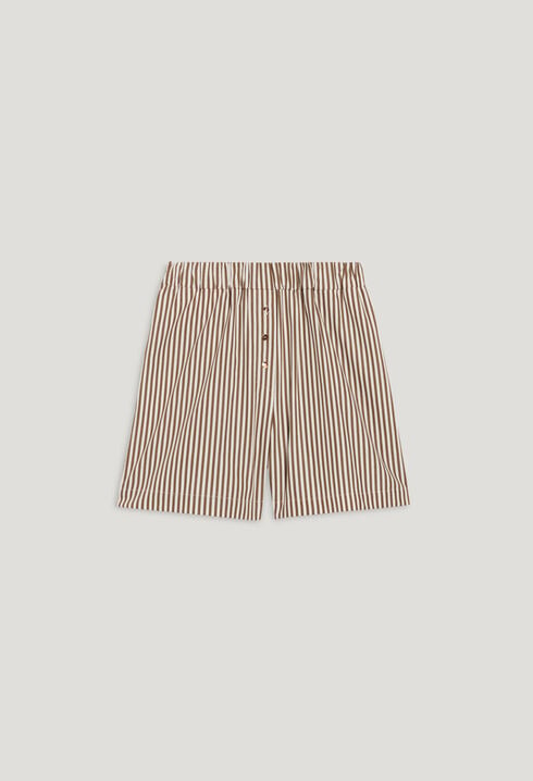 Bronze striped shorts