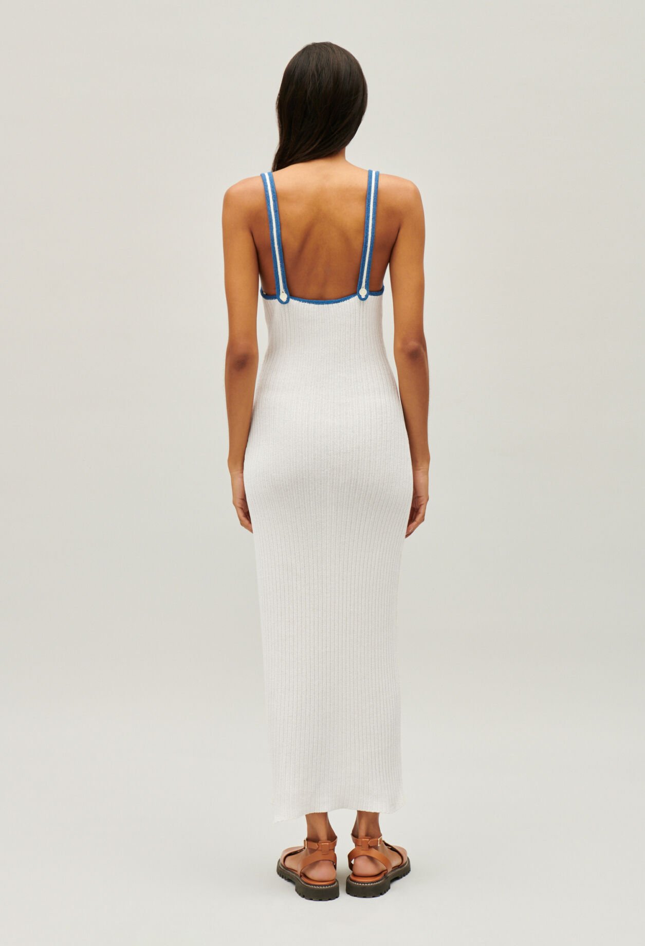 Cream crochet maxi dress