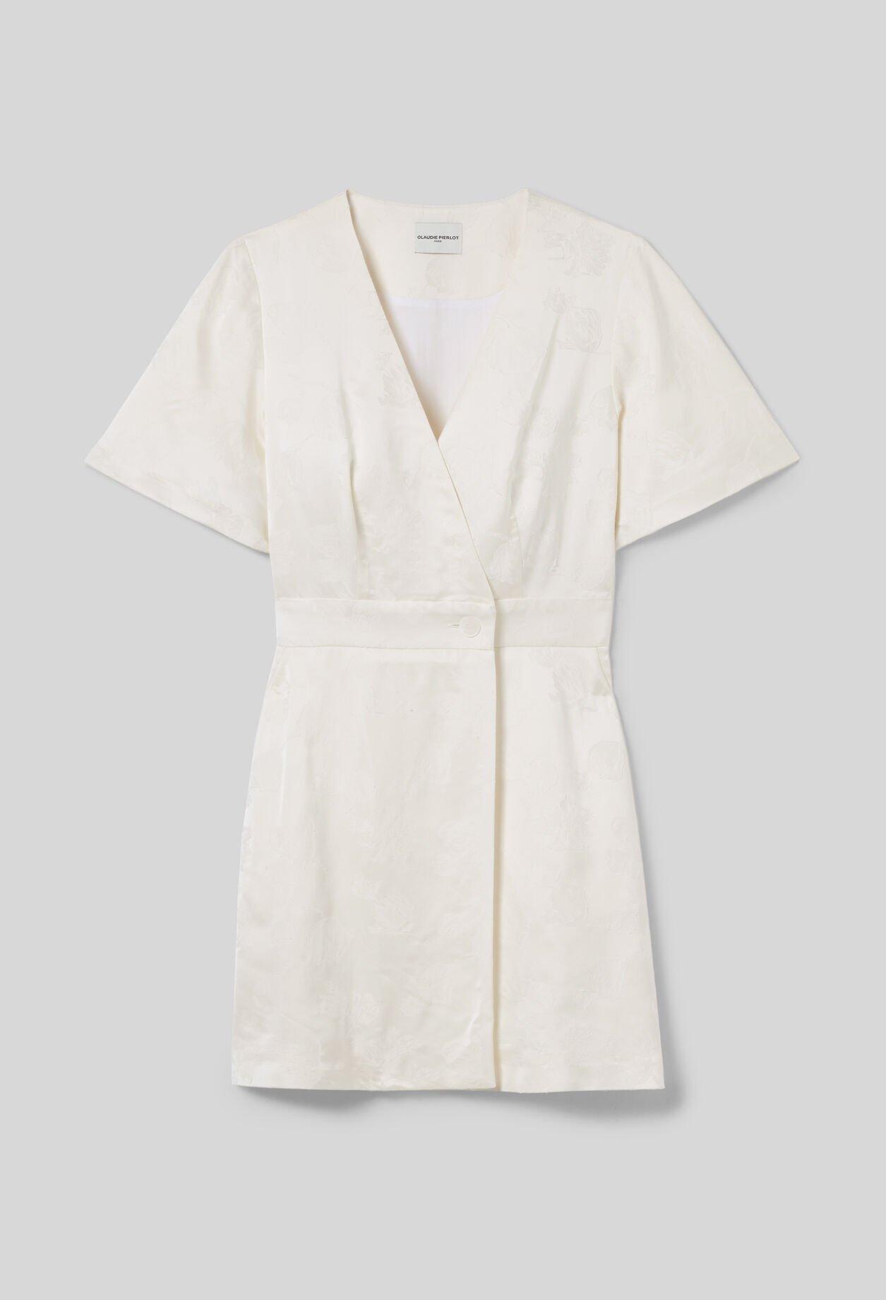 Wrap-Style Mini Dress