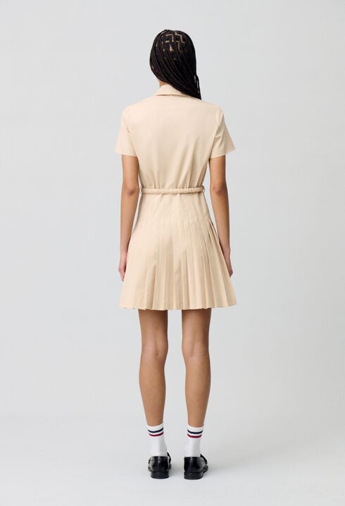Short buttoned dress
