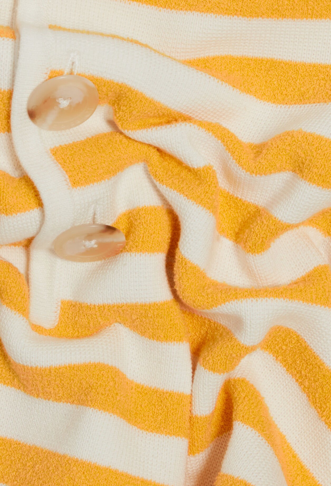 Stripey terry cloth shorts