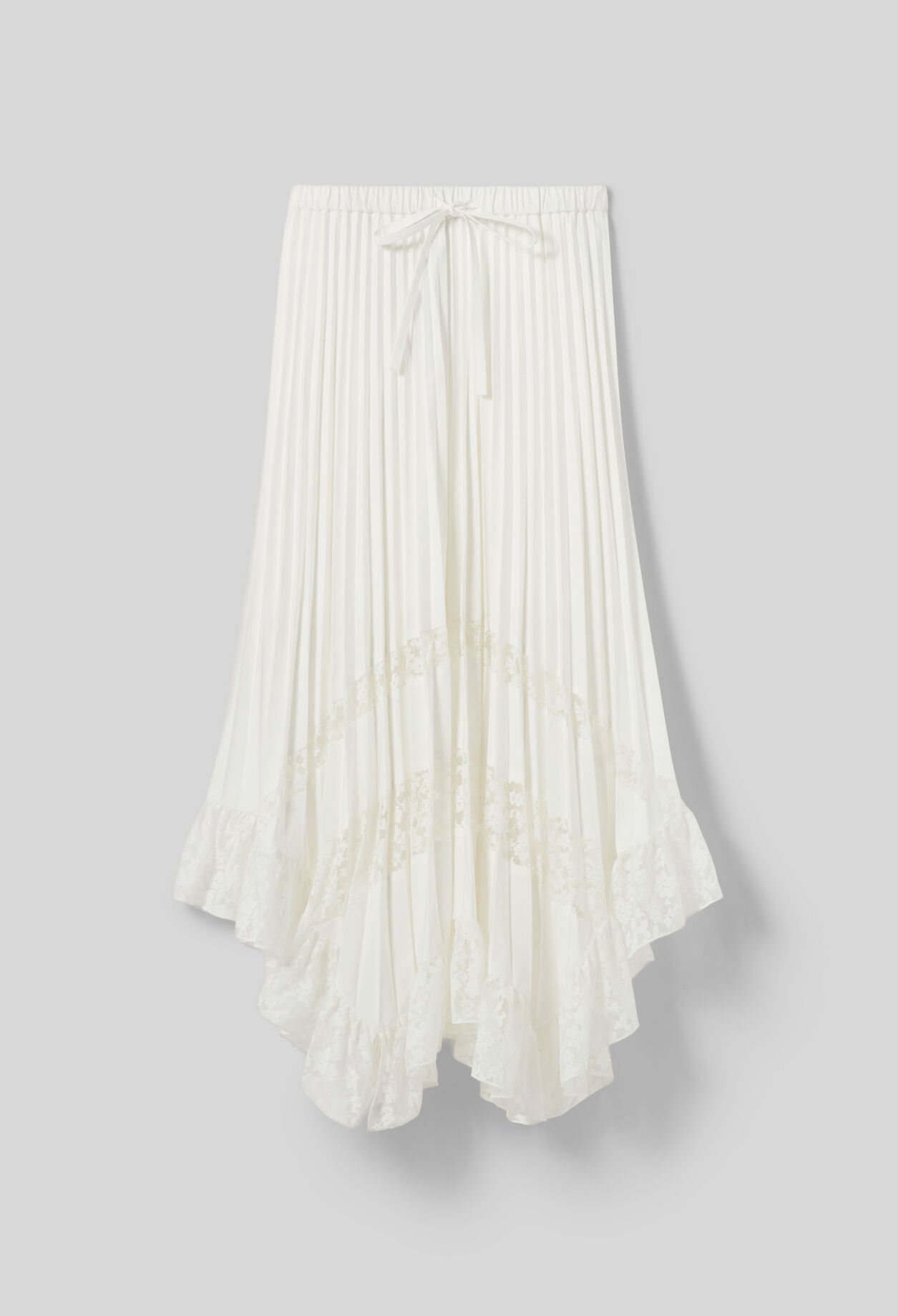 Floral pleated skirt