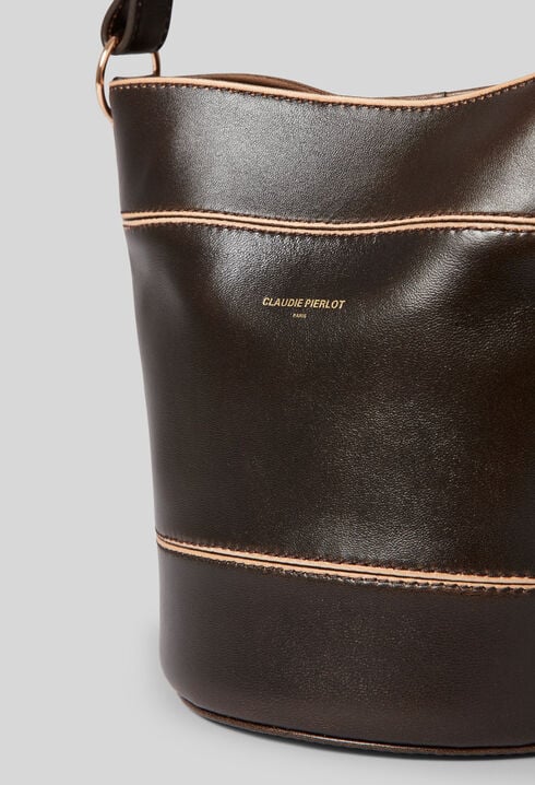 Solveig Leather Bucket Bag