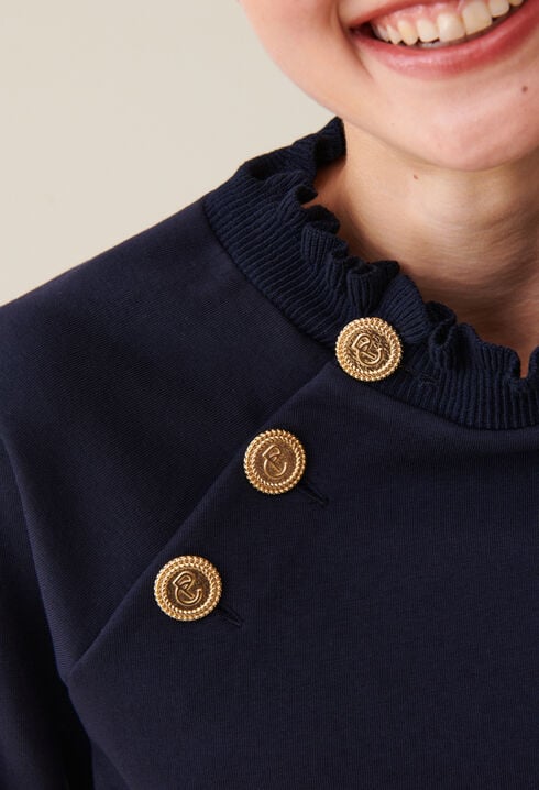 Short sweatshirt